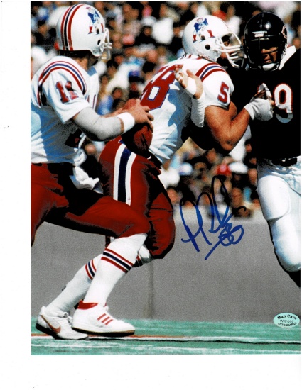 Pete Brock New England Patriots Autographed 8x10 Photo w/ManCave Autographs coa