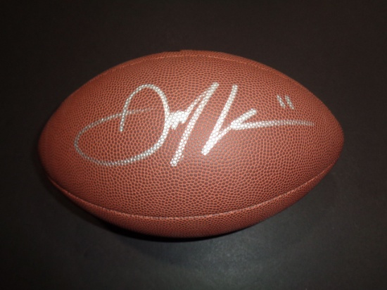 Julian Edelman New England Patriots Autographed Wilson Football w/ GA coa