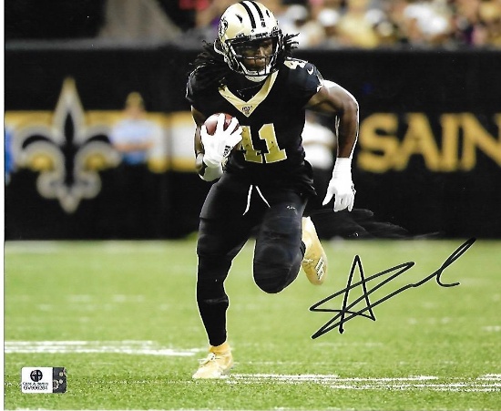 Alvin Kamera New Orleans Saints Autographed 8x10 Running Photo w/GA coa