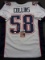 Jamie Collins New England Patriots Autographed Custom Blue Football Style Jersey w/JSA W coa