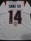 Mohamed Sanu Sr. New England Patriots Autographed Custom 2020 White Style Jersey w/JSA W coa