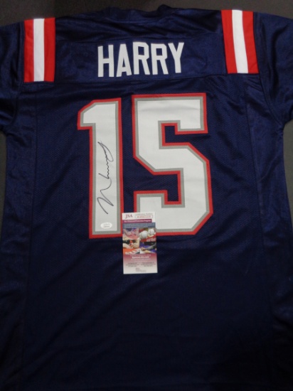 N'Keal Harry New England Patriots Autographed Custom 2020 Navy Style Jersey w/JSA W coa