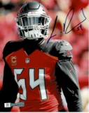 Lavonte David Tampa Bay Buccaneers Autographed 8x10 Solo photo w/Full Time Authentics coa