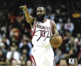 James Harden Houston Rockets Autographed 8x10 Pointing Photo w/ GA coa