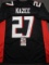 Damontae Kazee Atlanta Falcons Autographed Custom Black Football Style Jersey w/JSA W coa