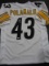Troy Polamalu Pittsburgh Steelers Autographed Custom White Football Style Jersey w/GA coa