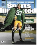 Jordy Nelson Green Bay Packers Autographed 8x10 SI Cover Photo w/ GA coa