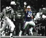 Ty Law New England Patriots Autographed 8x10 Spotlite Photo w/GA coa
