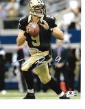 Drew Brees New Orleans Saints Autographed 8x10 Passing Photo w/GA coa
