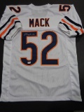 Khalil Mack Chicago Bears Autographed Custom White Football Style Jersey w/GA coa