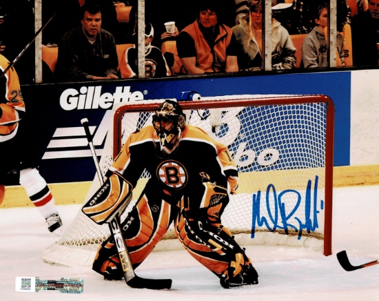 Andrew Raycroft Boston Bruins Autographed 8x10 Photo w/Full Time coa -L