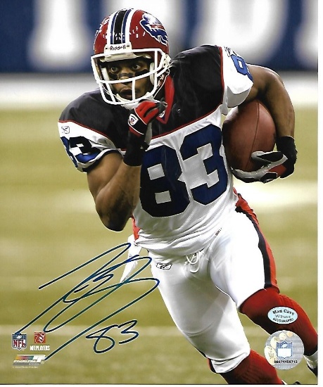 Lee Evans Buffalo Bills Autographed 8x10 Photo Mancave coa