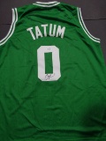 Jason Tatum Boston Celtics Custom Basketball Style Jersey GA coa