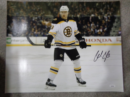 Charlie Coyle Boston Bruins Autographed 16x20 photo JSA W coa