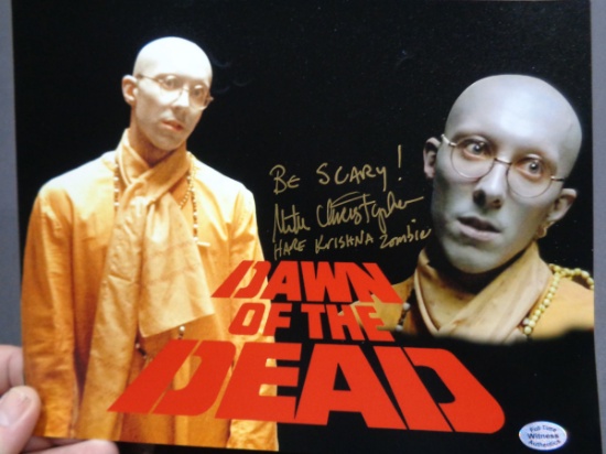 Mike Christopher Day of the Dead Autographed & Inscribed 8x10 Photo Full Time coa