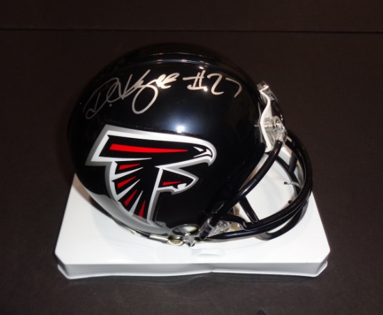 Damontae Kazee Atlanta Falcons Autographed Riddell Mini Helmet w/JSA W coa