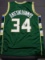 Giannis Antetokounmpo Milwaukee Bucks Custom Basketball Style Jersey GA coa