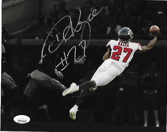 Damontae Kazee Atlanta Falcons Autographed 8x10 photo JSA W coa