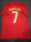 Christiano Ronaldo Portugal Autographed Nike Soccer Jersey GA coa