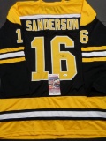 Derek Sanderson Boston Bruins Autographed Custom Hockey Style Jersey JSA coa