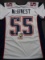 Willie McGinest New England Patriots Autographed & Inscribed Custom Jersey JSA W coa