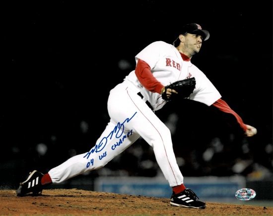 Mike Meyers Boston Red Sox Autographed & Inscribed 8x10 Photo Sure Shot coa