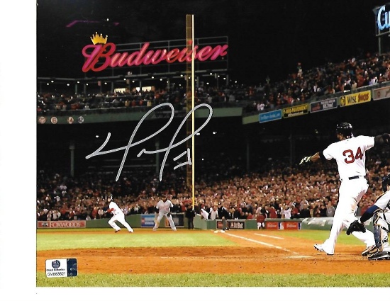 David Ortiz Boston Red Sox Autographed 8x10 Photo GA coa