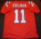 Julian Edelman New England Patriots Autographed Custom Football Jersey GA coa
