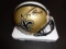 Drew Brees New Orleans Saints Autographed Riddell Football Mini Helmet GA coa