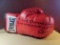 Earnie Shavers Pro Boxer Autographed & Inscribed Everlast Red Boxing Glove Shavers Holo