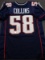 Jamie Collins New England Patriots Autographed Cuatom Football Jersey  GA coa