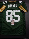 Robert Tonyan Green Bay Packers Autographed Custom Football Jersey JSA W coa