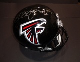 Damontae Kazee Atlanta Falcons Autographed Riddell Replica Full Size Helmet JSA w coa