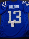 TY Hilton Indianapolis Colts Autographed Custom Football Jersey JSA W coa