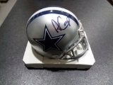 Amari Cooper Dallas Cowboys Autographed Riddell Mini Helmet GA coa