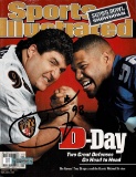 Tony Siragusa Baltimore Ravens Autographed Sports Illustrated Full Time coa