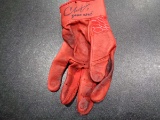 Christian Vazquez Boston Red Sox Autographed & Inscribed Game Used Batting Glove JSA W coa