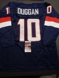Meghan Duggan USA Olympic Woman Team Autographed & Inscribed Custom Jersey JSA W coa
