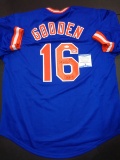 Dwight Gooden New York Mets Custom Baseball Jersey JSA W sticker & Beckett coa