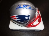 Dalton Keene New England Patriots Autographed Riddell Mini Helmet Full Time coa