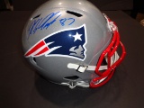 Rob Gronkowski New England Patriots Autographed Riddell Replica Full Size Helmet GA coa