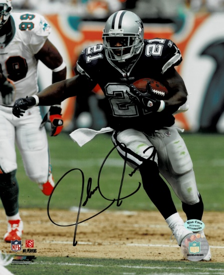 Julius Jones Dallas Cowboys Autographed 8x10 Photo Mancave coa