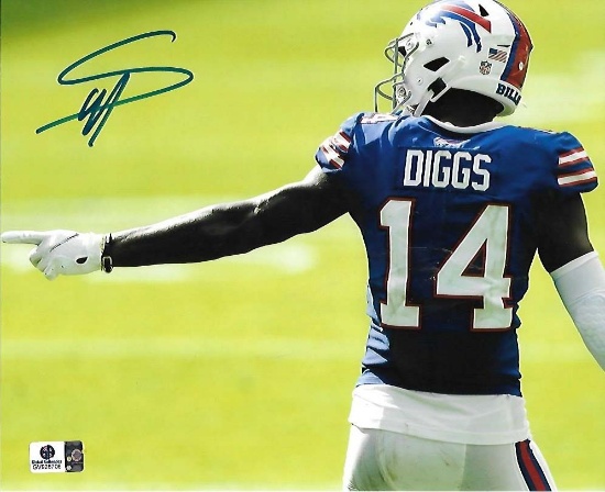 Stefon Diggs Buffalo Bills Autographed 8x10 Photo GA coa