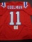 Julian Edelman New England Patriots Autographed Custom Football Jersey GA coa