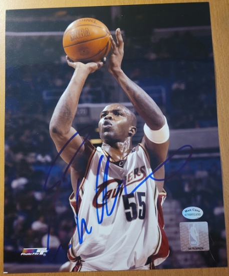 Eric Williams Cleveland Cavaliers Autographed 8x10 Photo Mancave Authenticated coa