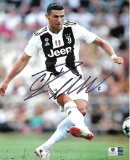 Christiano Ronaldo Juventus F.C. Autographed 8x10 Photo GA coa