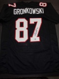 Rob Gronkowski Tampa Bay Buccaneers Autographed Custom Football Jersey GA coa