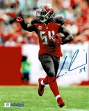 Lavonte David Tampa Bay Buccaneers Autographed 8x10 Photo Full Time coa