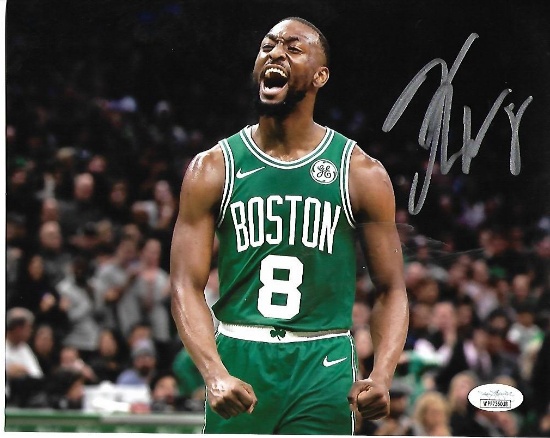 Kemba Walker Boston Celtics Autographed 8x10 Photo JSA W coa