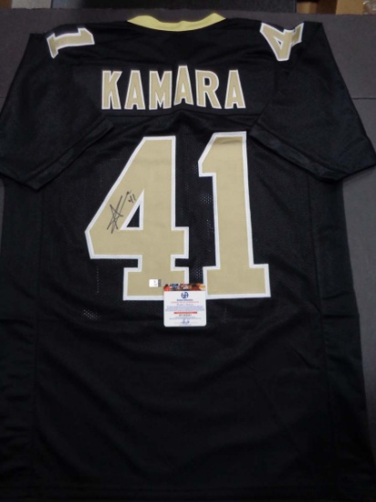 Alvin Kamara New Orleans Saints Autographed Custom Football Jersey GA coa